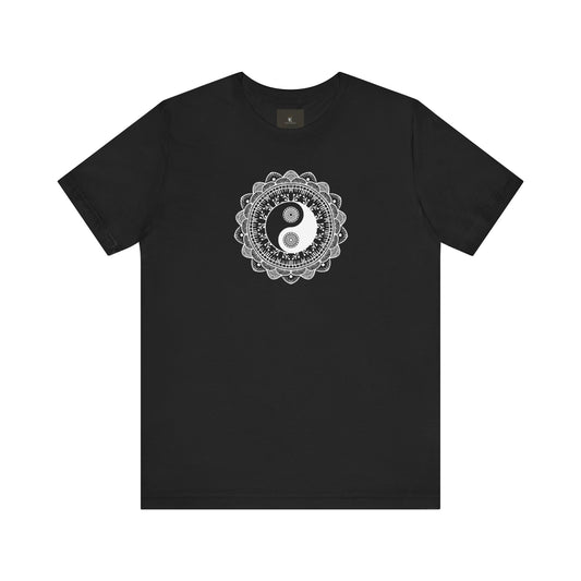 Ying Yang Mandala Yoga T Shirt